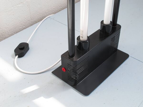 Paire de lampadaires néons Duetto,  Zerbetto Italia année 80