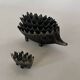 Family of 6 Metal Hedgehogs by Walter Bosse, 1950