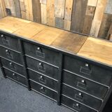 Valve cabinet industrial shoes 12 valves STRAFOR metal wood