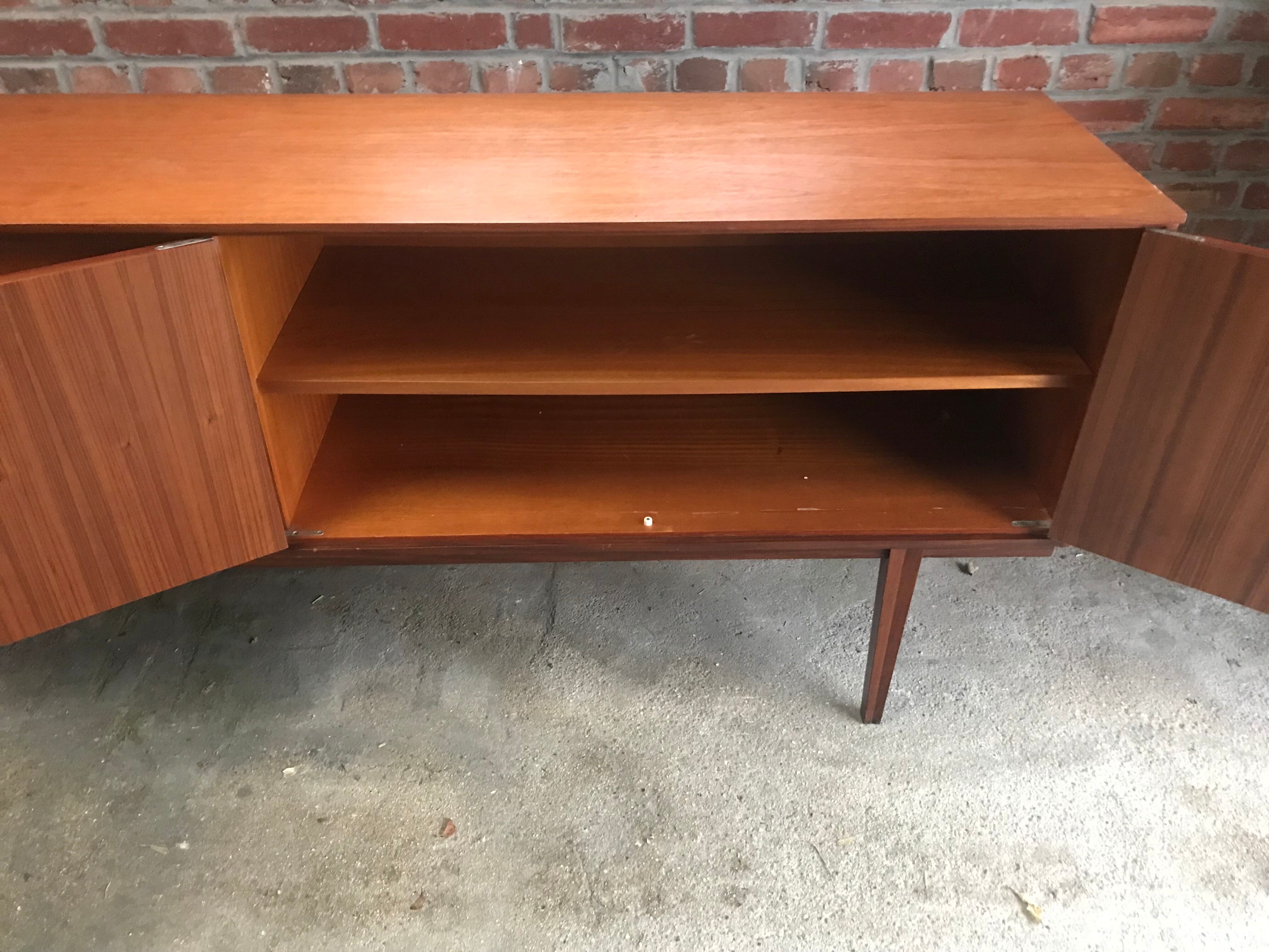 Scandinavian teak sideboard design 1960