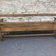 Bench with backrest