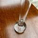 Glass single-flower vase
