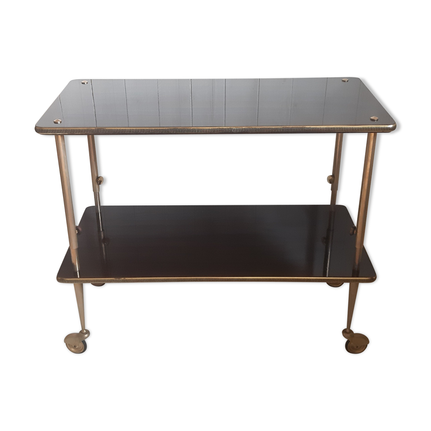 Table desserte roulante