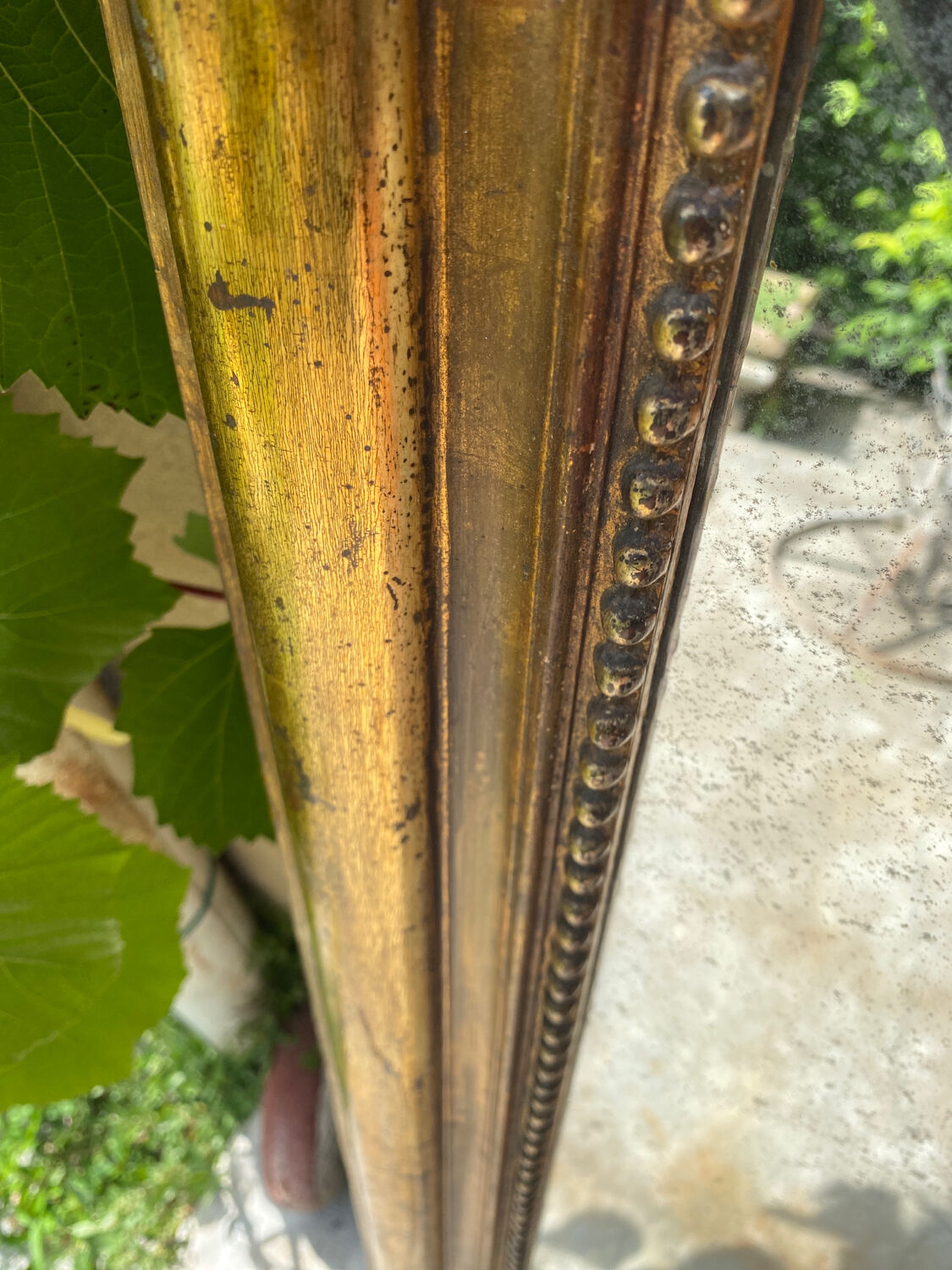 Louis Philippe mirror gilded 141x86