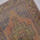 Orange & Brown Turkish Vintage Rug sku M22