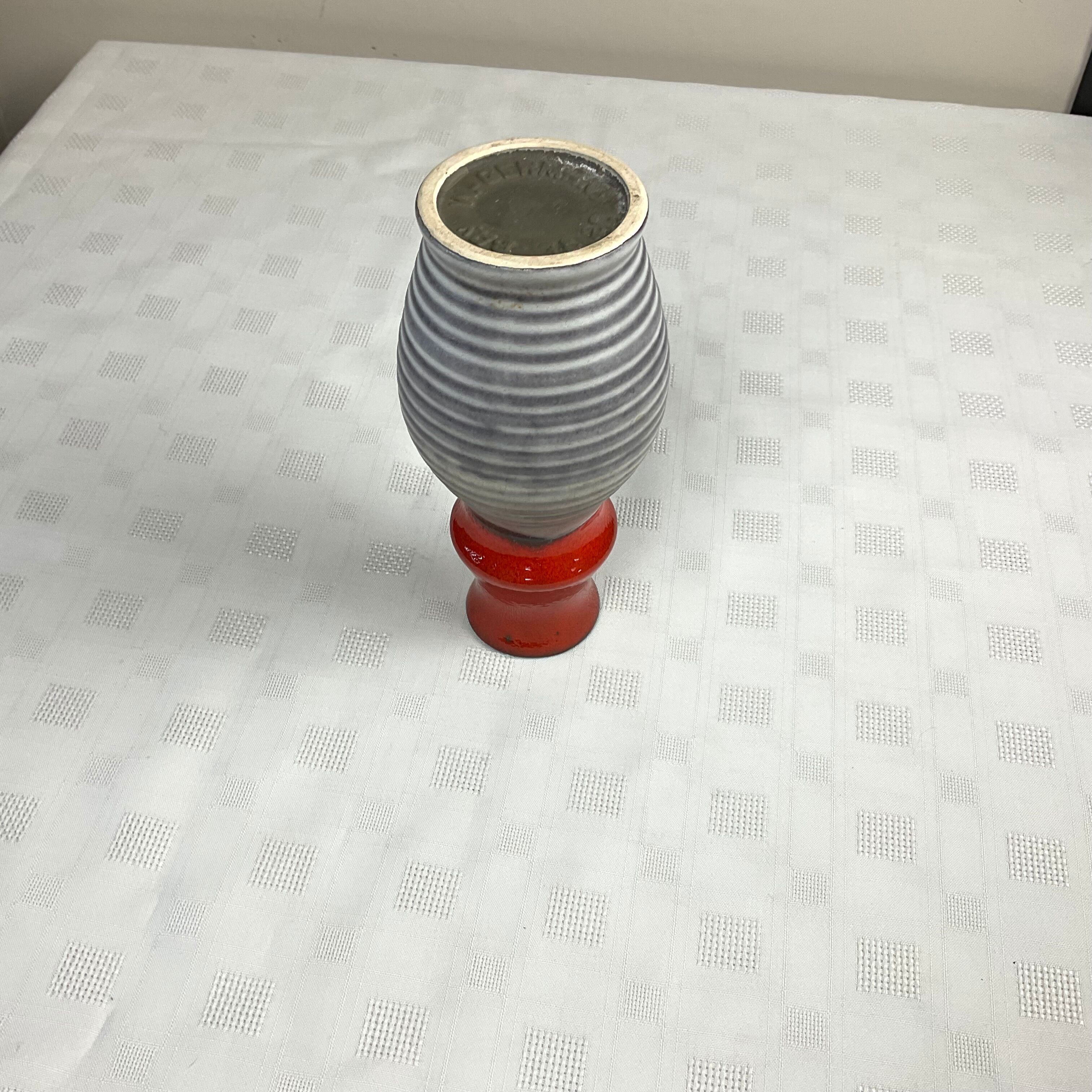 Kera Glas ceramic vase Bay West Germany