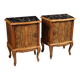 Paire de tables de chevet italiennes du 20e siècle