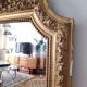 Miroir trumeau doré ancien biseauté 150x99cm