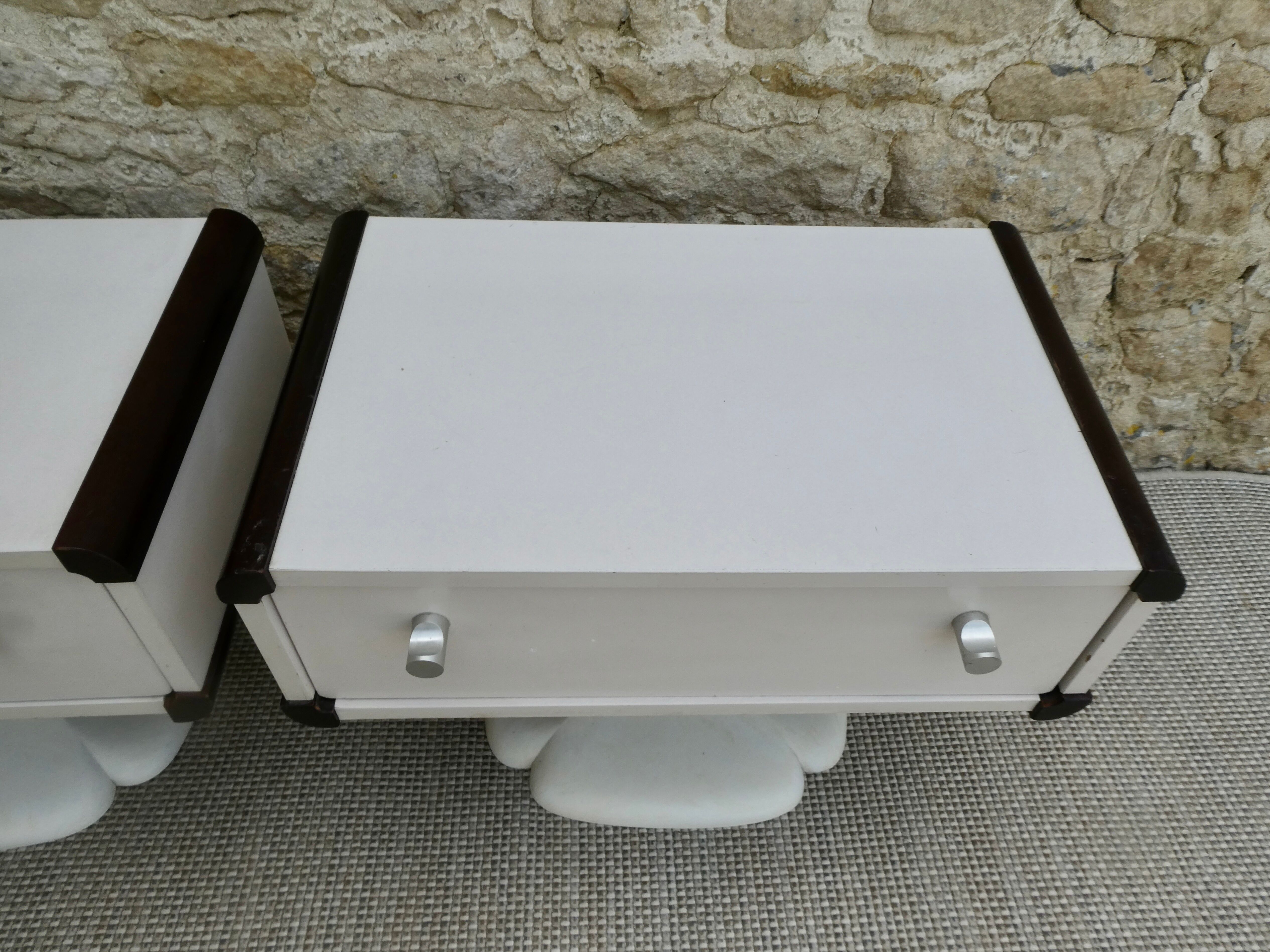 Pair of Gautier bedside tables 60s