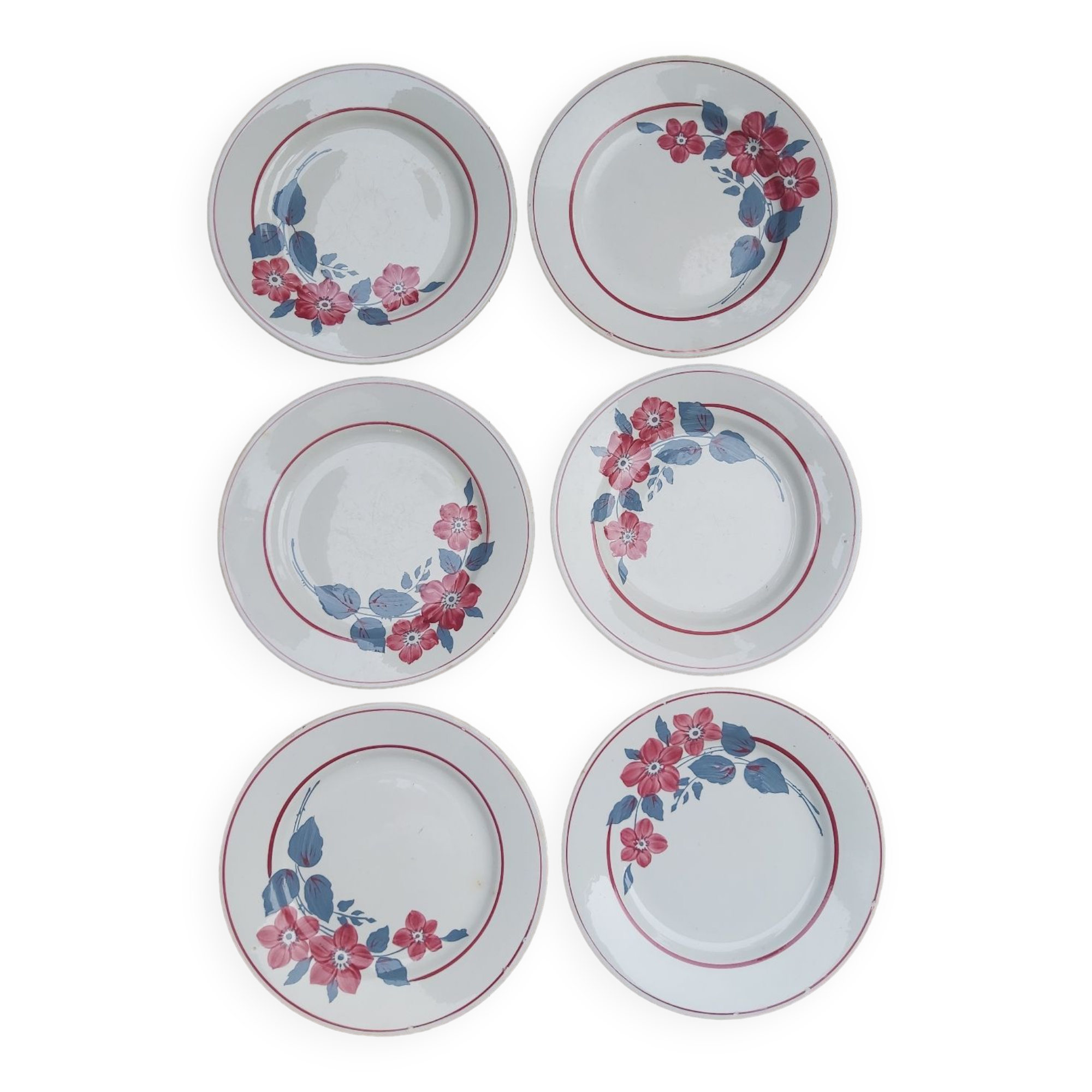 Earthenware plates