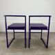 2 chaises design postmoderne, années 80