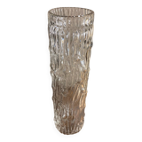Frosted glass vase
