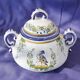 Sugar bowl in art earthenware of Angoulème
