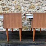 Pair of vintage bedside tables Circa 60's/70's