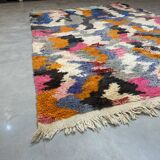 Tapis laine multicolore berbère 195x305cm