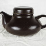 Black teapot - Gresline, Franco Pozzi, Italian design - 1970s