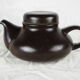 Black teapot - Gresline, Franco Pozzi, Italian design - 1970s