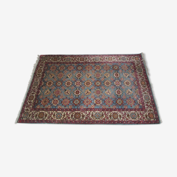 Tapis en laine bleu 200 x 130cm