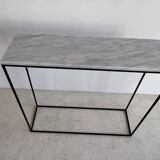 MARBLE CONSOLE IBIZA WHITE L100 X P30 X H85