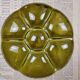Vintage oyster service Gien – 6 plates, serving dish, ramekin and small bowl