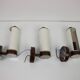 Set of 3 Midcentury Wall Lamps Napako, Designed by Josef Hurka, 1960s, CZS