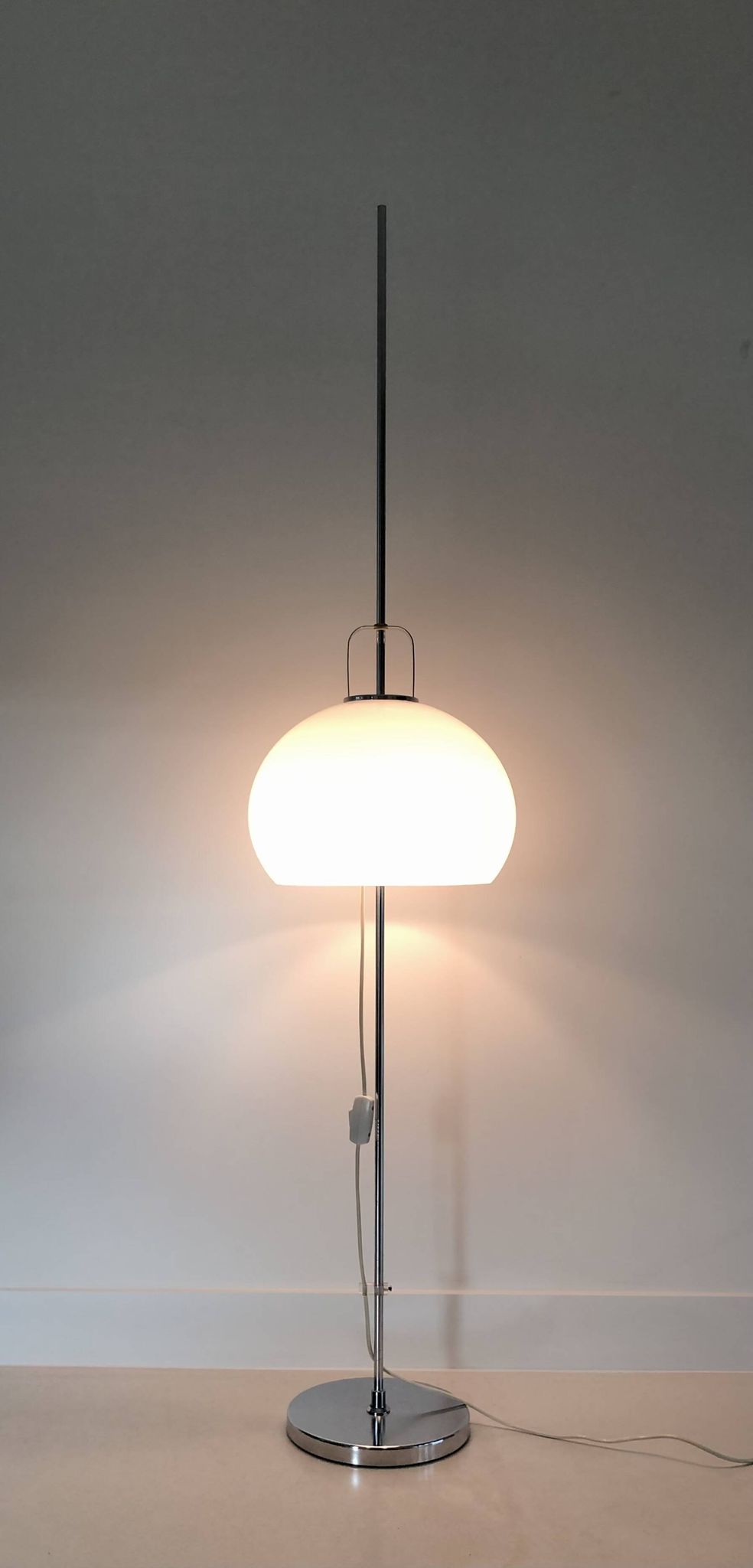 Vintage "Lucerna" floor lamp by Harvey Guzzini for Meblo, Italy 1970s