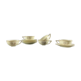 Flowery pattern tea set
