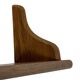 Étagère murale en chêne vintage, étagère à livres, design minimaliste en bois des années 1970