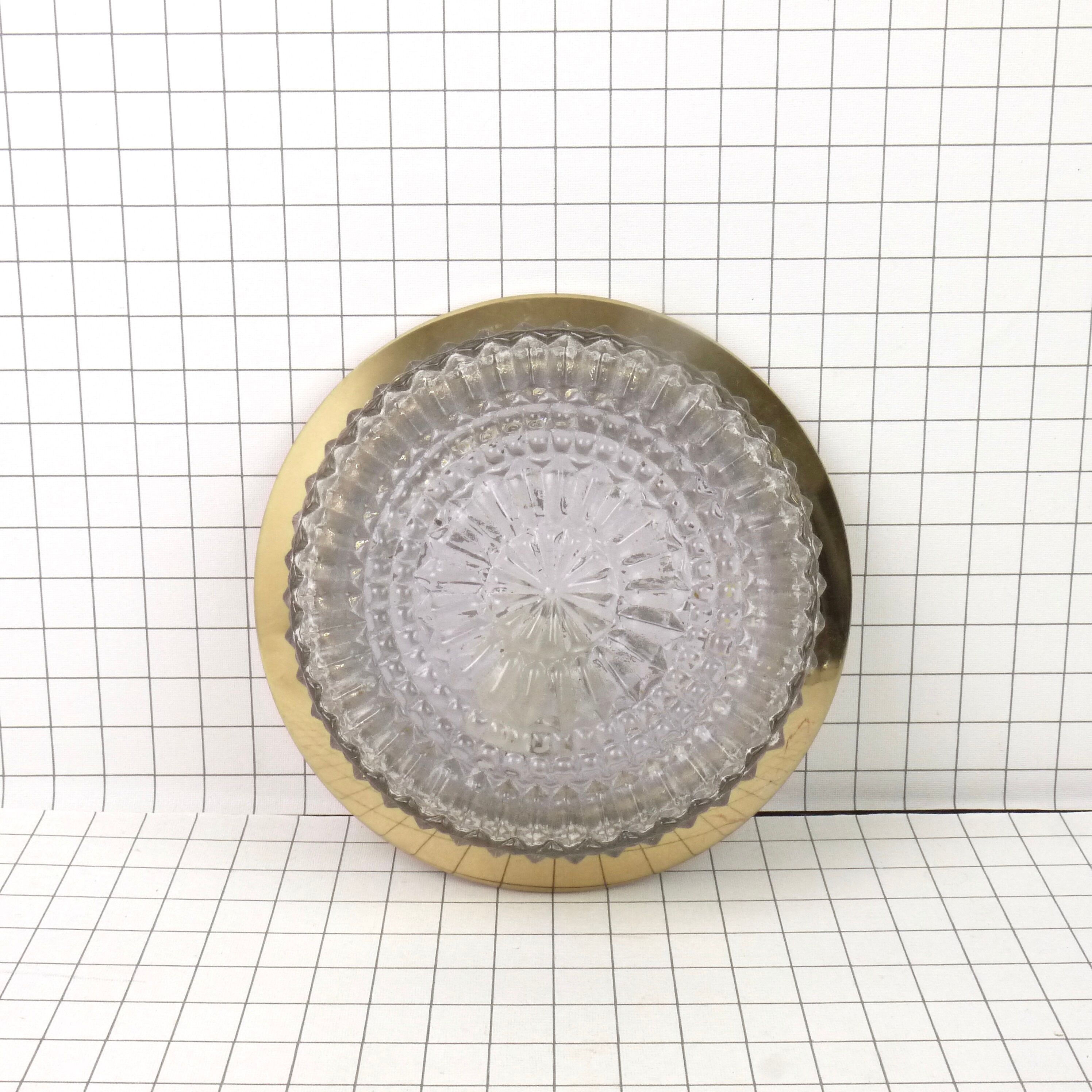 Plafonnier chiselled glass