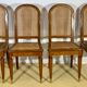 Four chairs canned art nouveau period 1900