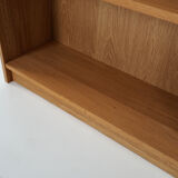 Bookcase with oak veneer scandinavian design from the 70s