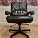 Fauteuil et son ottoman "Drabert" pour "Gerd Lange" design 1960.