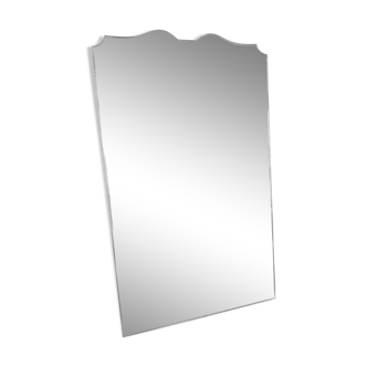 Old bevelled mirror 75x123cm