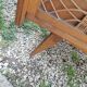 Children's wicker wooden wardrobe, 1960-70 vintage