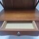 Table de chevet croisillons bois vintage