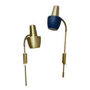 Paire d'appliques modulables - 1950