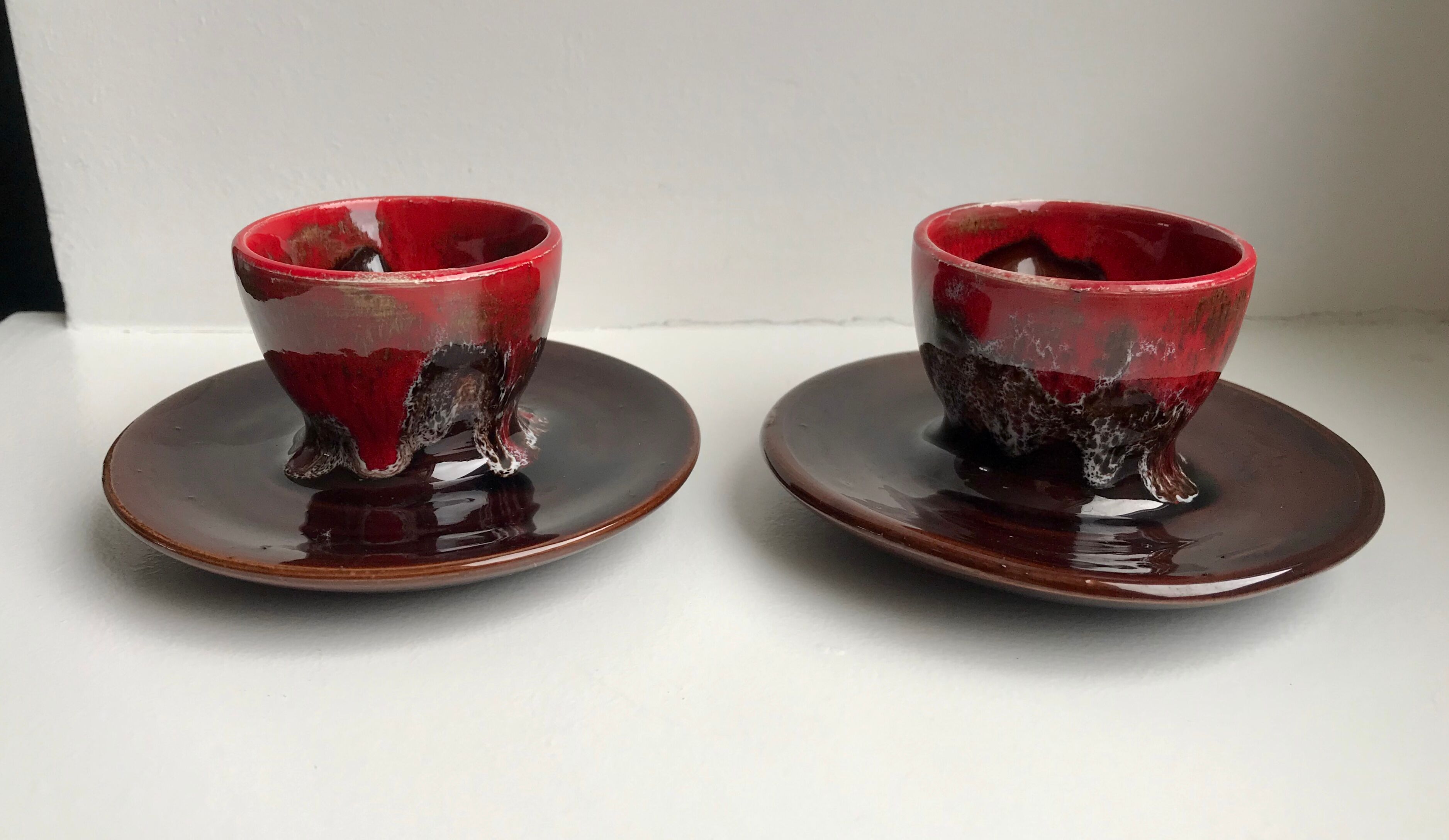 Duo of cockroaches Vallauris 70s