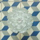 Limburg ceiling lamp in moulded pressed glass