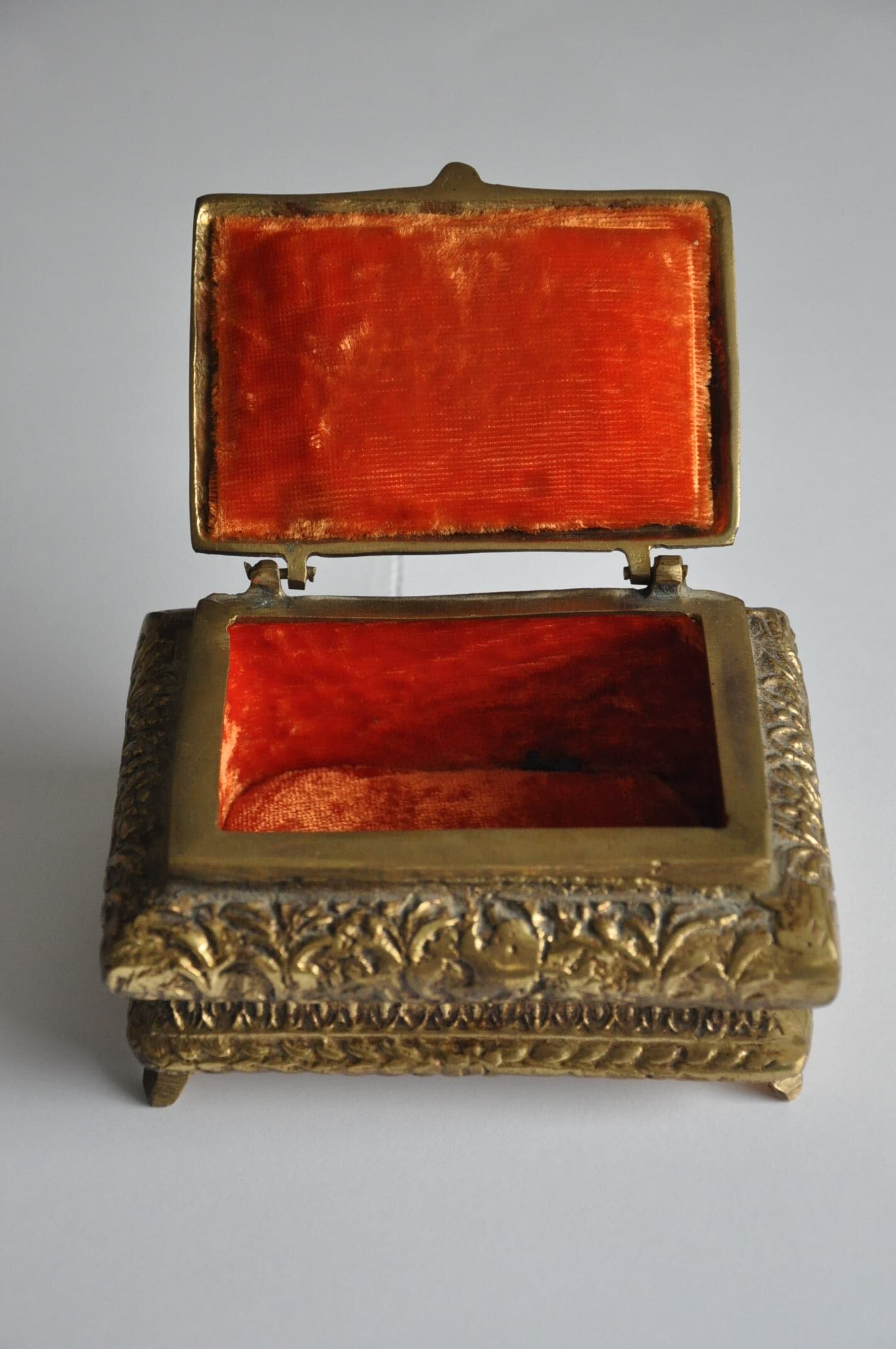 Brass jewelry box