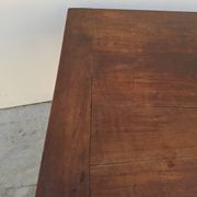 Rustic monastery farmhouse table, antique, 19th century, made of walnut.