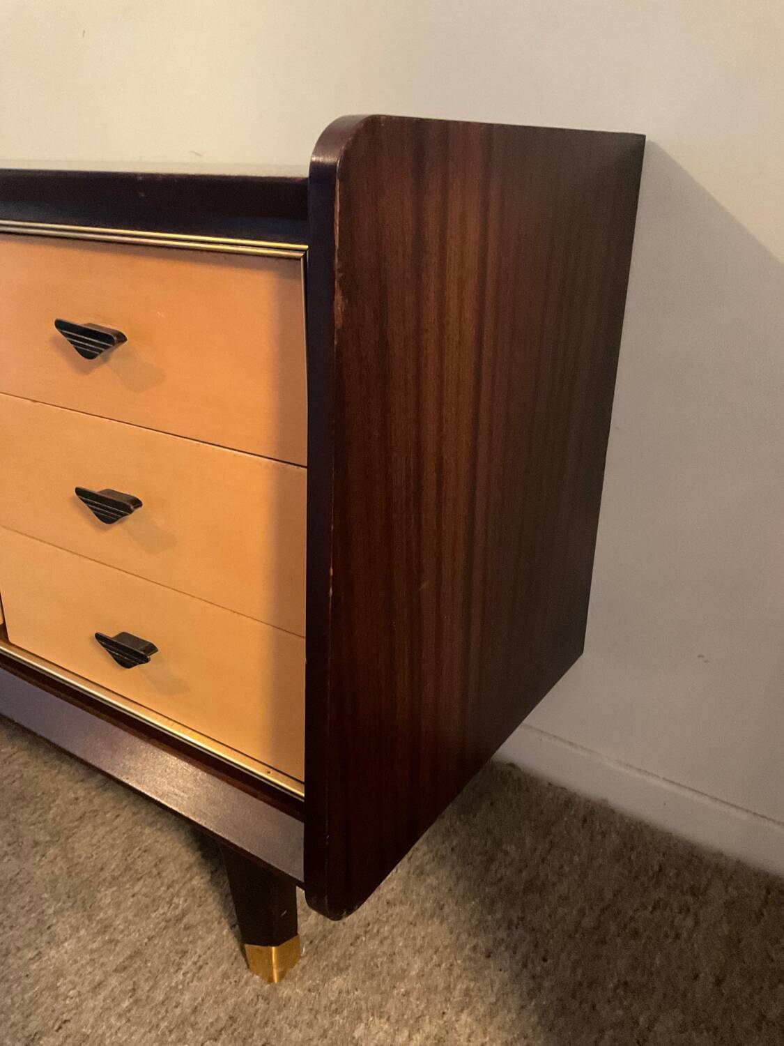 Vintage TV cabinet sideboard from the 60s