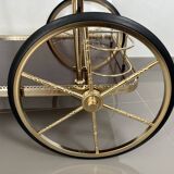 Desserte roulante - Chariot de bar vintage - Style Hollywood Regency