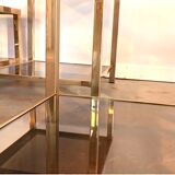 Set of 2 side or end table plus coffee table 23 carat gold