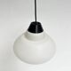 Round opal glass ceiling lamp by Philips, 1950s