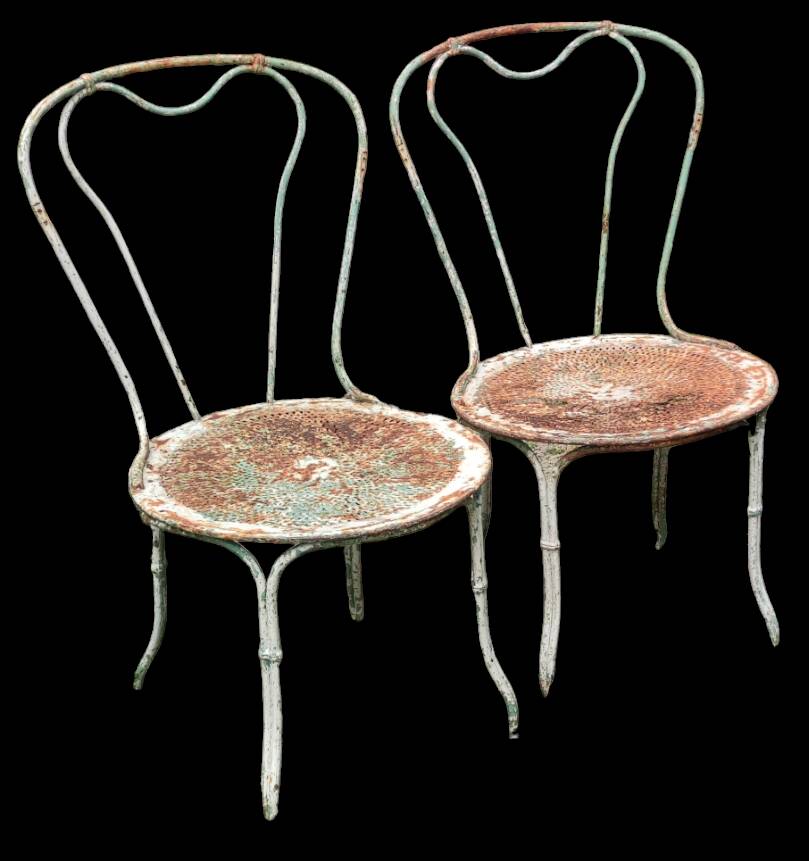 Old garden chairs