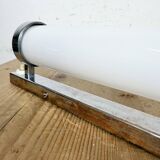 Applique murale Art Déco vintage en verre opale, années 1930