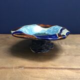 Modernist trinket bowl in enamelled terracotta