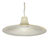 Beige Murano Glass Pendant Light from the Mid-Century, Italy, 1970s