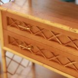 Bamboo display shelf