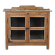 Solid wood glazed sideboard